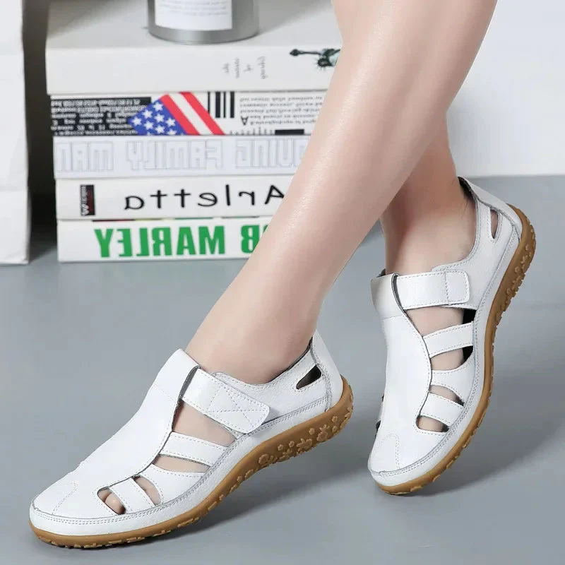 Cuir Décontractées - Sandales d'Été Femmes - Image 12