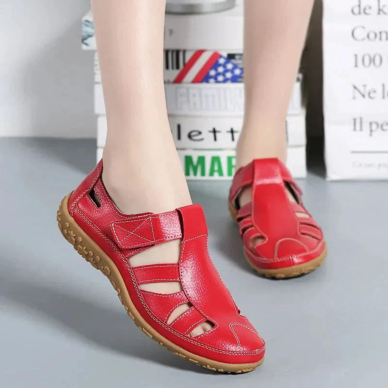 Cuir Décontractées - Sandales d'Été Femmes - Image 17