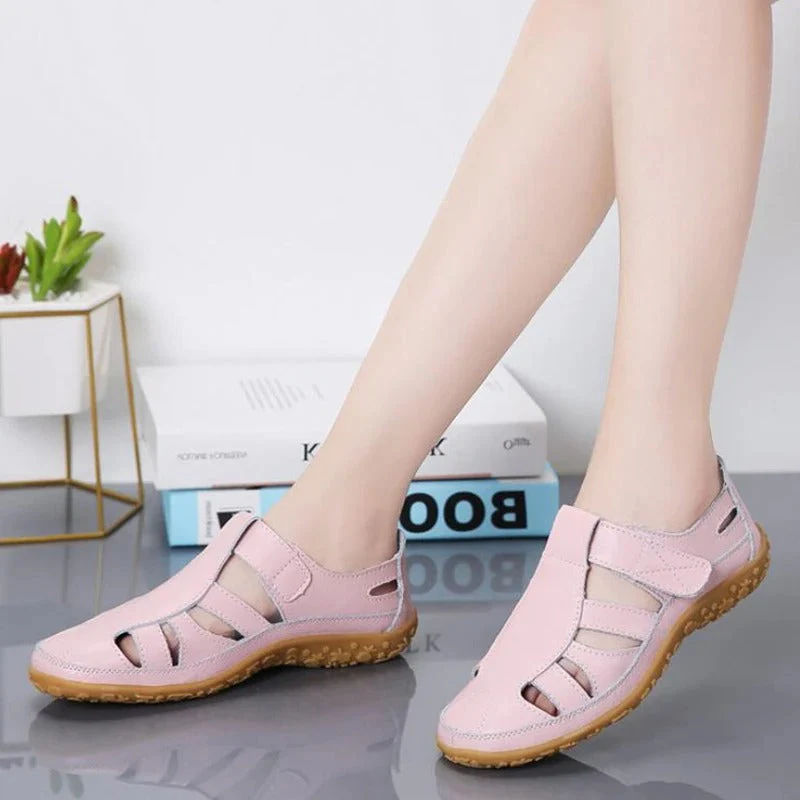 Cuir Décontractées - Sandales d'Été Femmes - Image 21