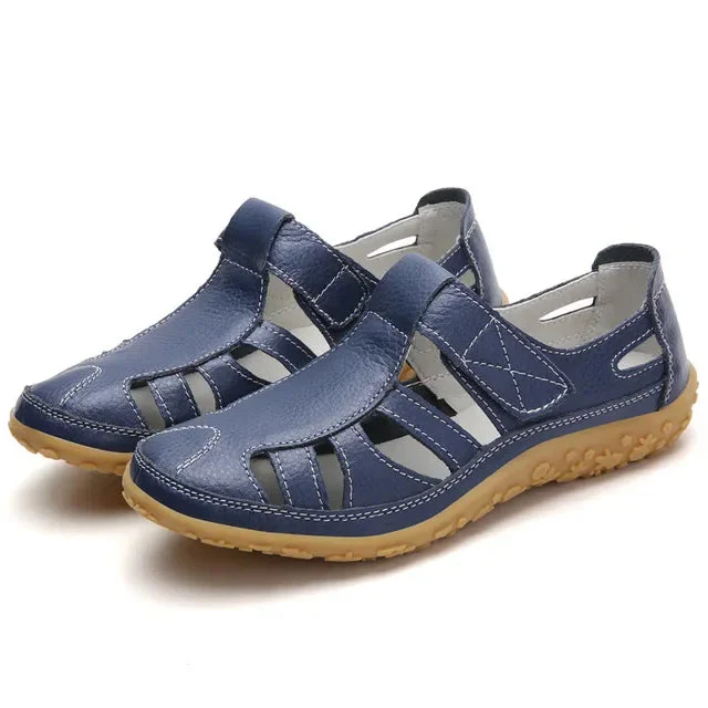 Cuir Décontractées - Sandales d'Été Femmes - Image 25