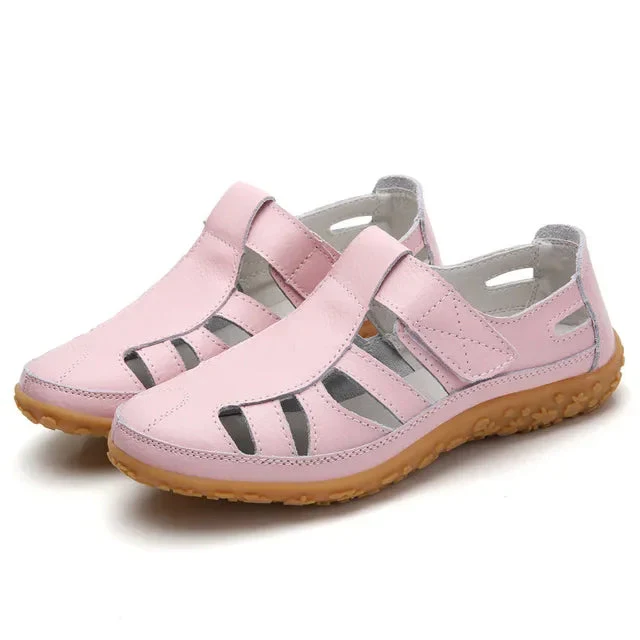 Cuir Décontractées - Sandales d'Été Femmes - Image 27