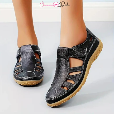 Cuir Décontractées - Sandales d'Été Femmes - Image 3
