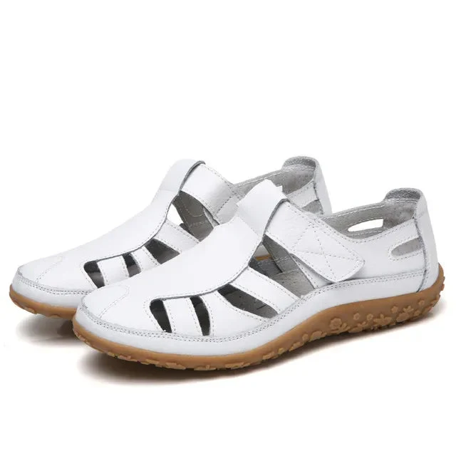 Cuir Décontractées - Sandales d'Été Femmes - Image 30