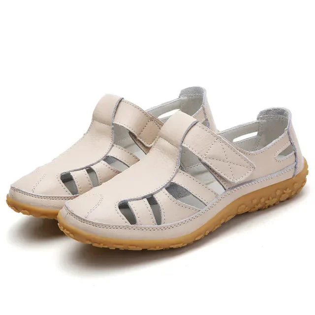Cuir Décontractées - Sandales d'Été Femmes - Image 31