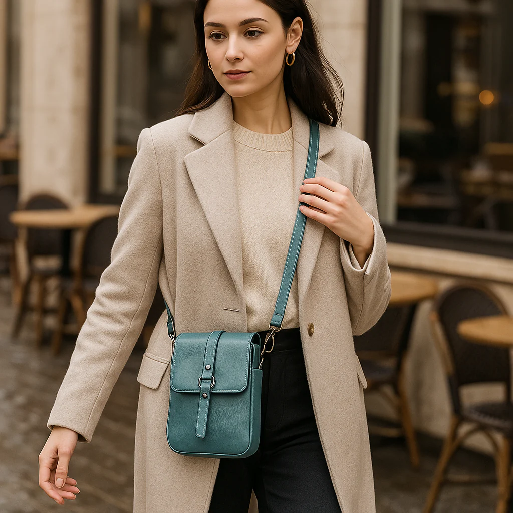 Sac Bandoulière Vintage en Cuir Souple – Élégance et Praticité au Quotidien - Image 2