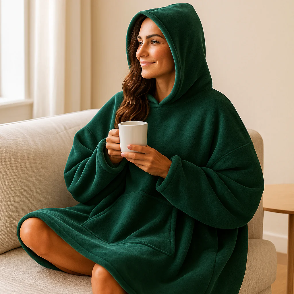 Eden Hoodie Blanket – Plaid à Capuche Ultra-Doux - Image 3