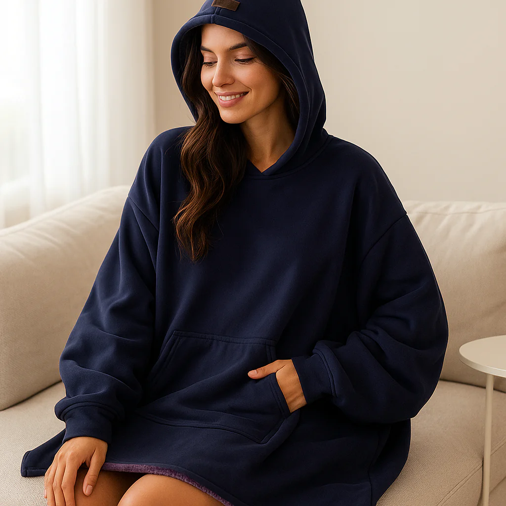 Eden Hoodie Blanket – Plaid à Capuche Ultra-Doux - Image 4