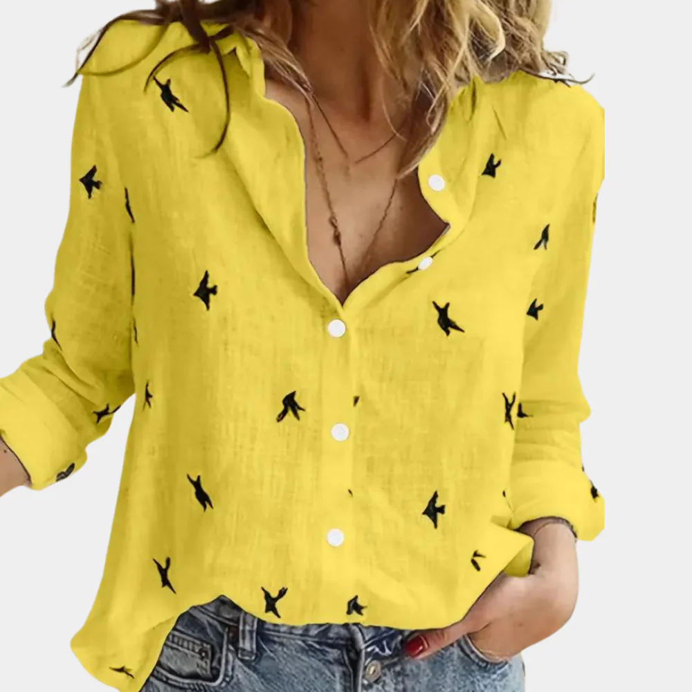 Élégante blouse à manches longues - Laumina - Femme - Image 4