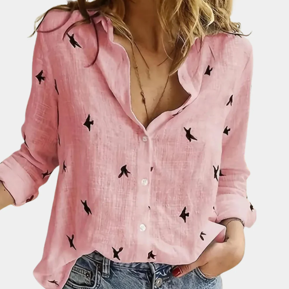 Élégante blouse à manches longues - Laumina - Femme - Image 6