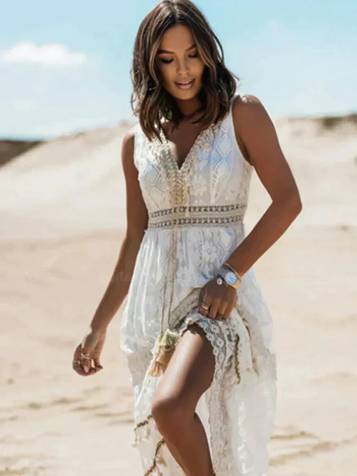 Elowynn - Robe de Soirée Élégante - Romantique Boho - Manches Longues - Image 4