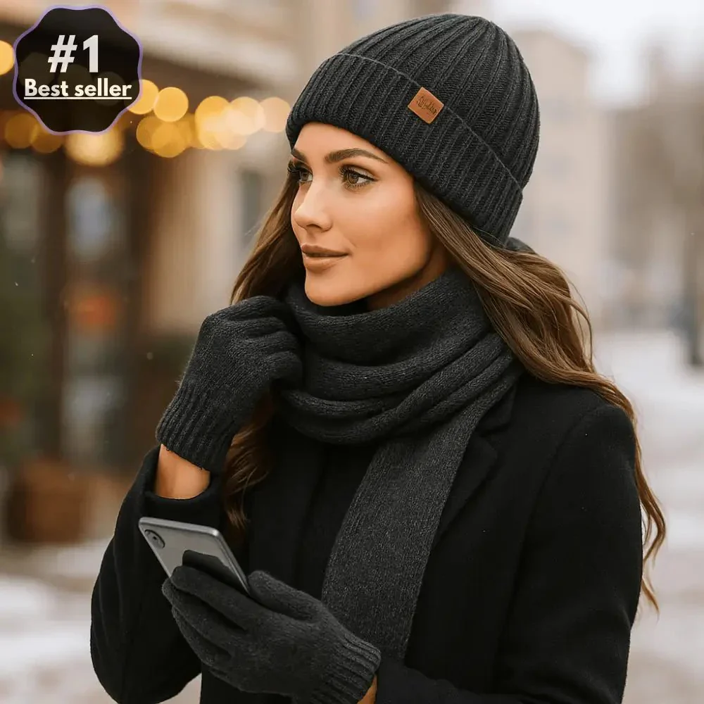 Ensemble Bonnet Écharpe Gants – Édition Limitée - Image 4