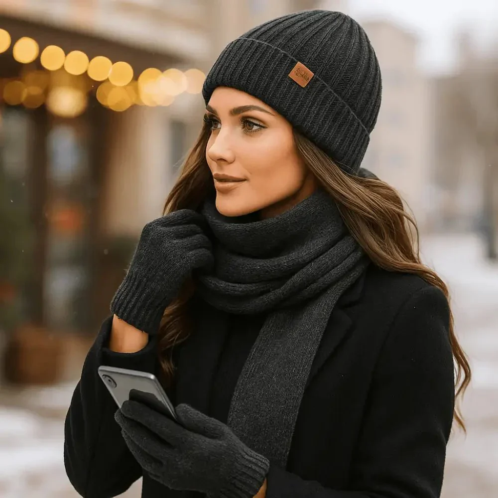 Ensemble Bonnet Écharpe Gants – Édition Limitée - Image 7