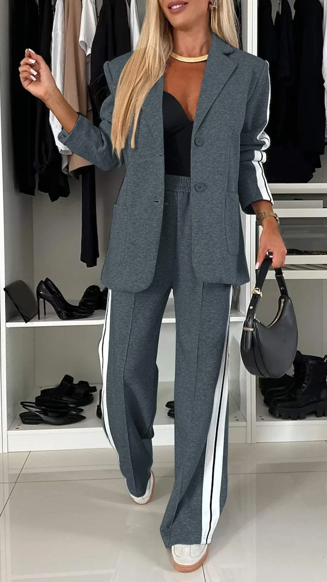 Ensemble survêtement femme Jill - Sweat et pantalon - Confortable - Image 5