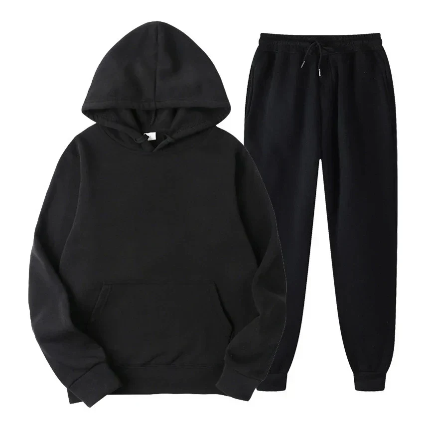 Ensemble survêtement hiver homme isolé - Polaire - Capuche - Sportif - Image 14