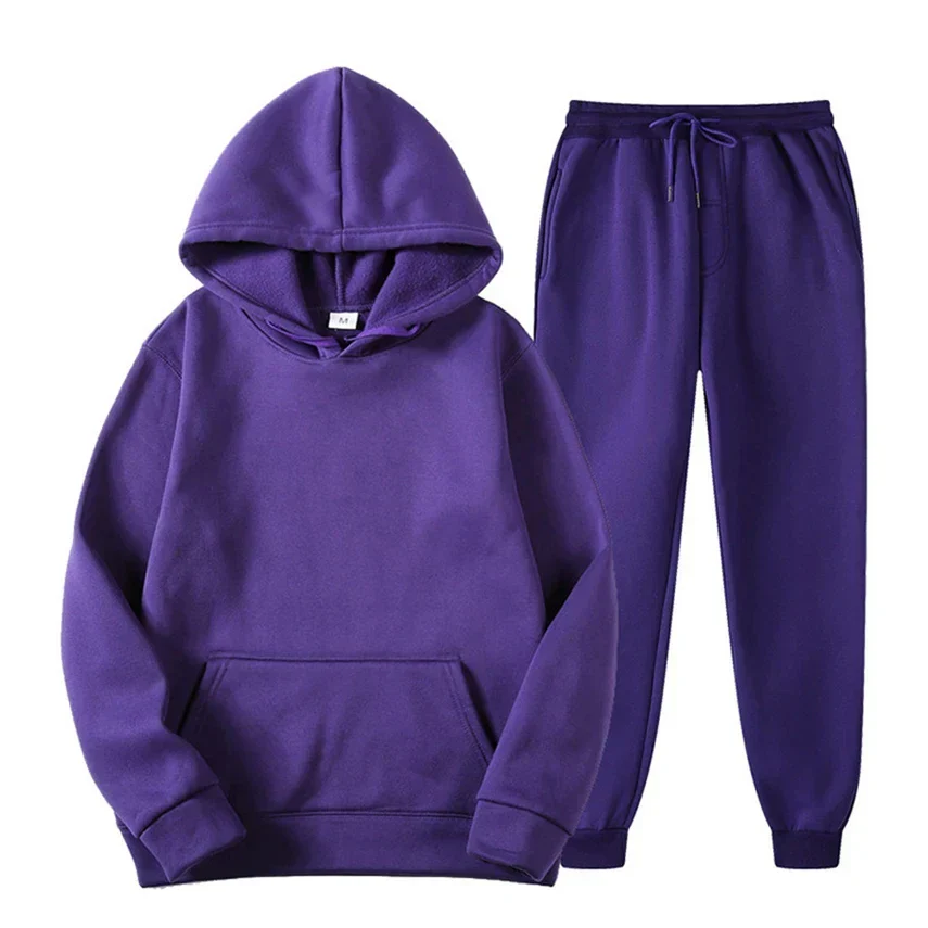 Ensemble survêtement hiver homme isolé - Polaire - Capuche - Sportif - Image 15