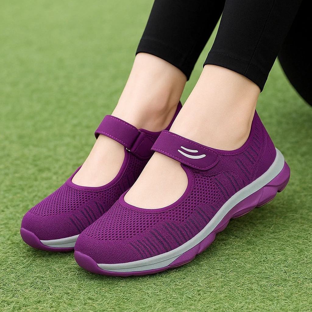 Espadrilles Femme - Velcro - Orthopédique & Respirantes - Image 2