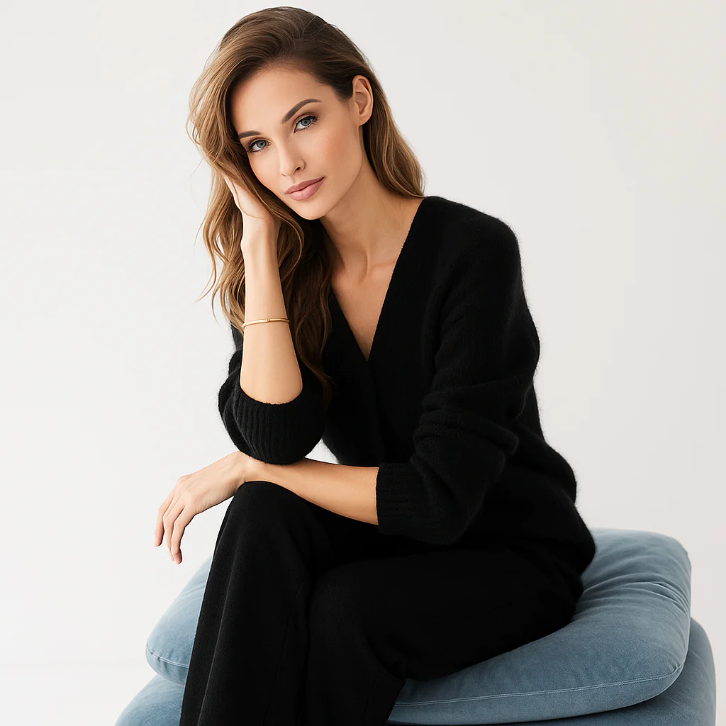 Femme Cardigan Doux et Fluffy - Veste Confortable et Chaude - Image 2