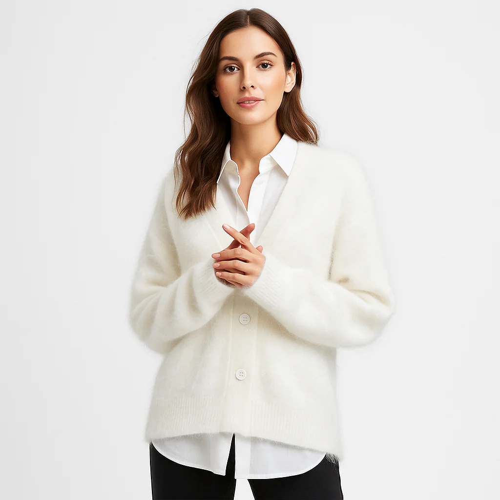 Femme Cardigan Doux et Fluffy - Veste Confortable et Chaude - Image 7