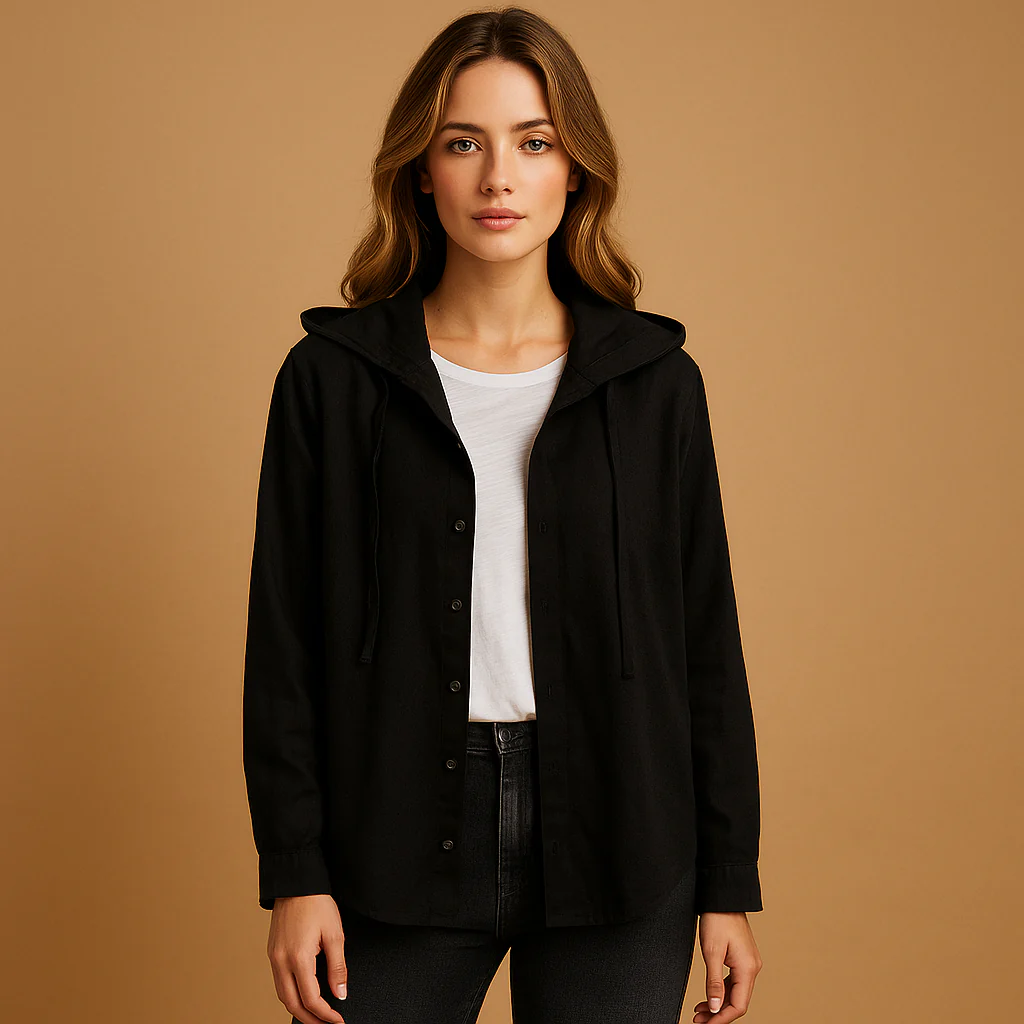 Georgina – Chemise à capuche en lin - Image 17