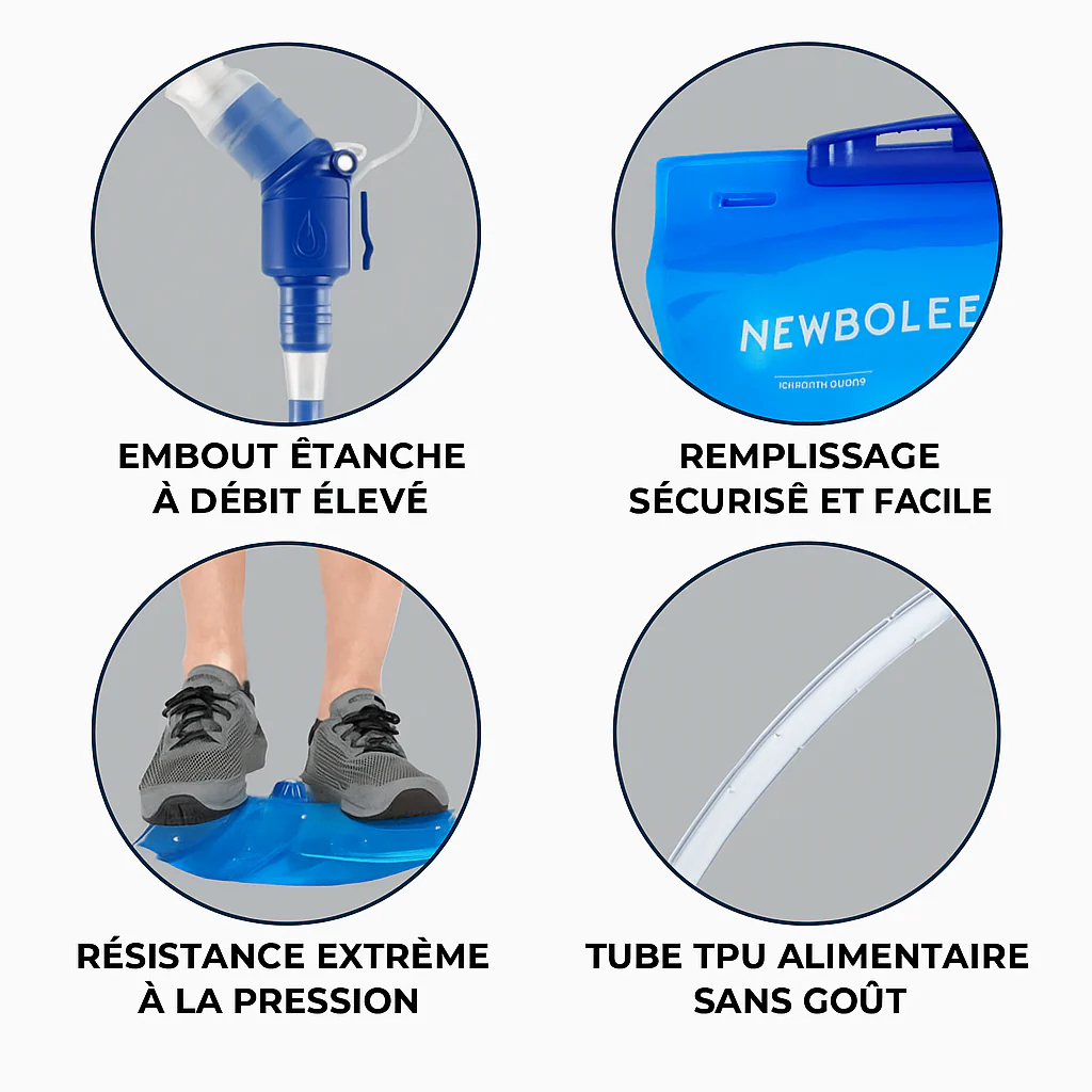 Gilet d’hydratation trail ultra-léger 2L unisexe - Image 15