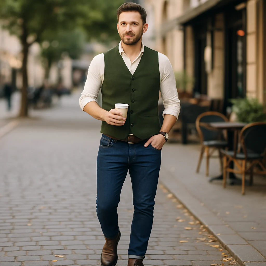 Gilet masculin Parisfemme EVERICH - Élégant - Tendance - Image 3