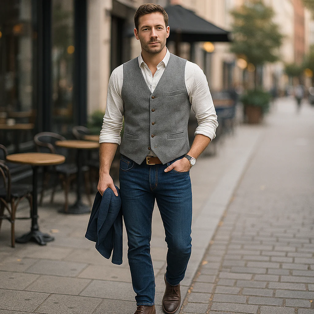Gilet masculin Parisfemme EVERICH - Élégant - Tendance - Image 4