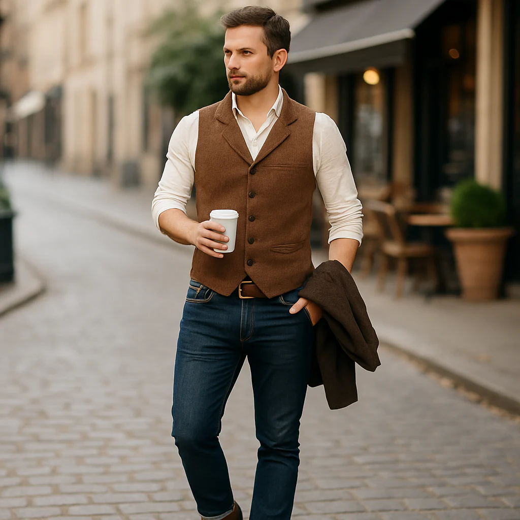 Gilet masculin Parisfemme EVERICH - Élégant - Tendance - Image 7