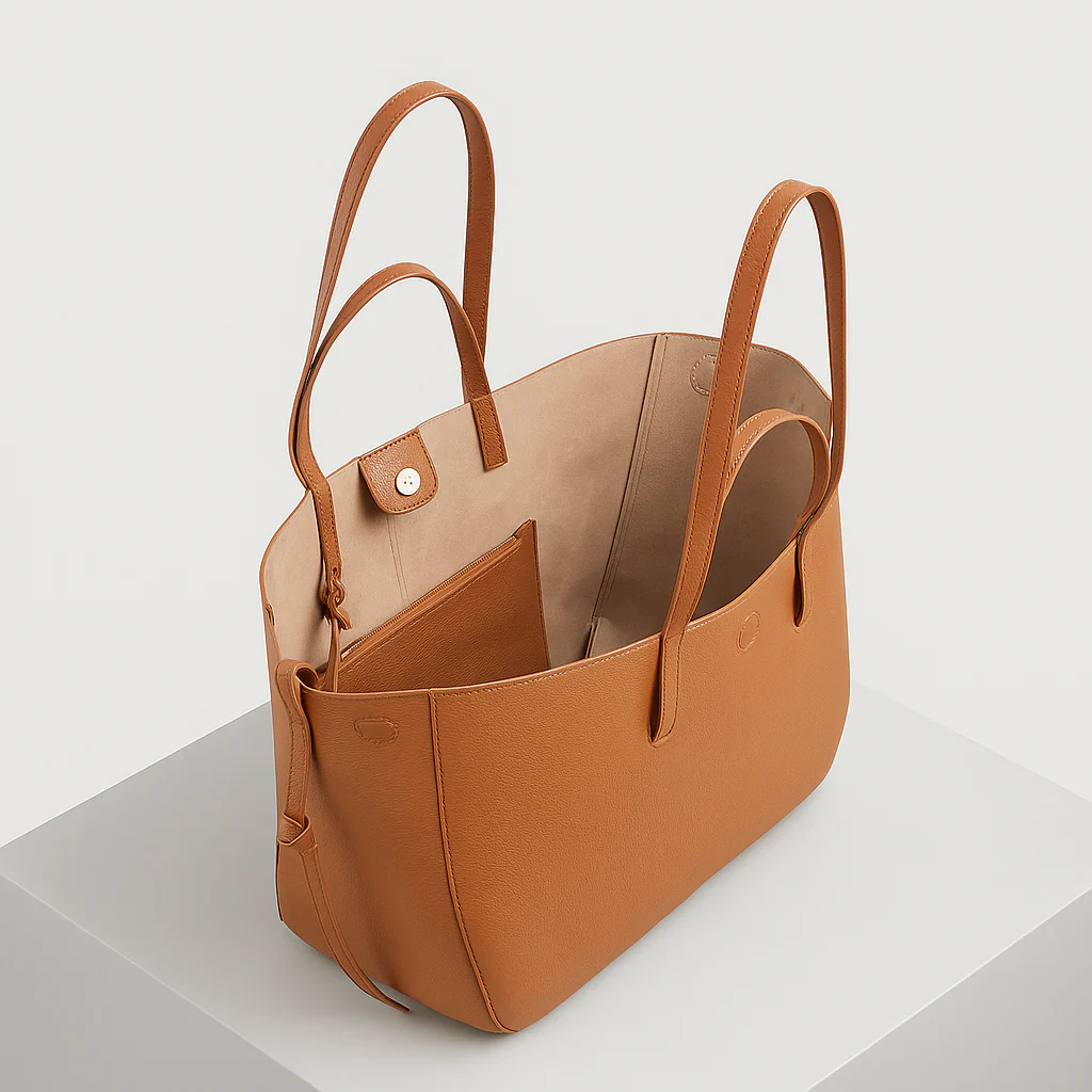 Izola Élégance Vintage - Sac Tote Femme Spacieux en Cuir - Image 9