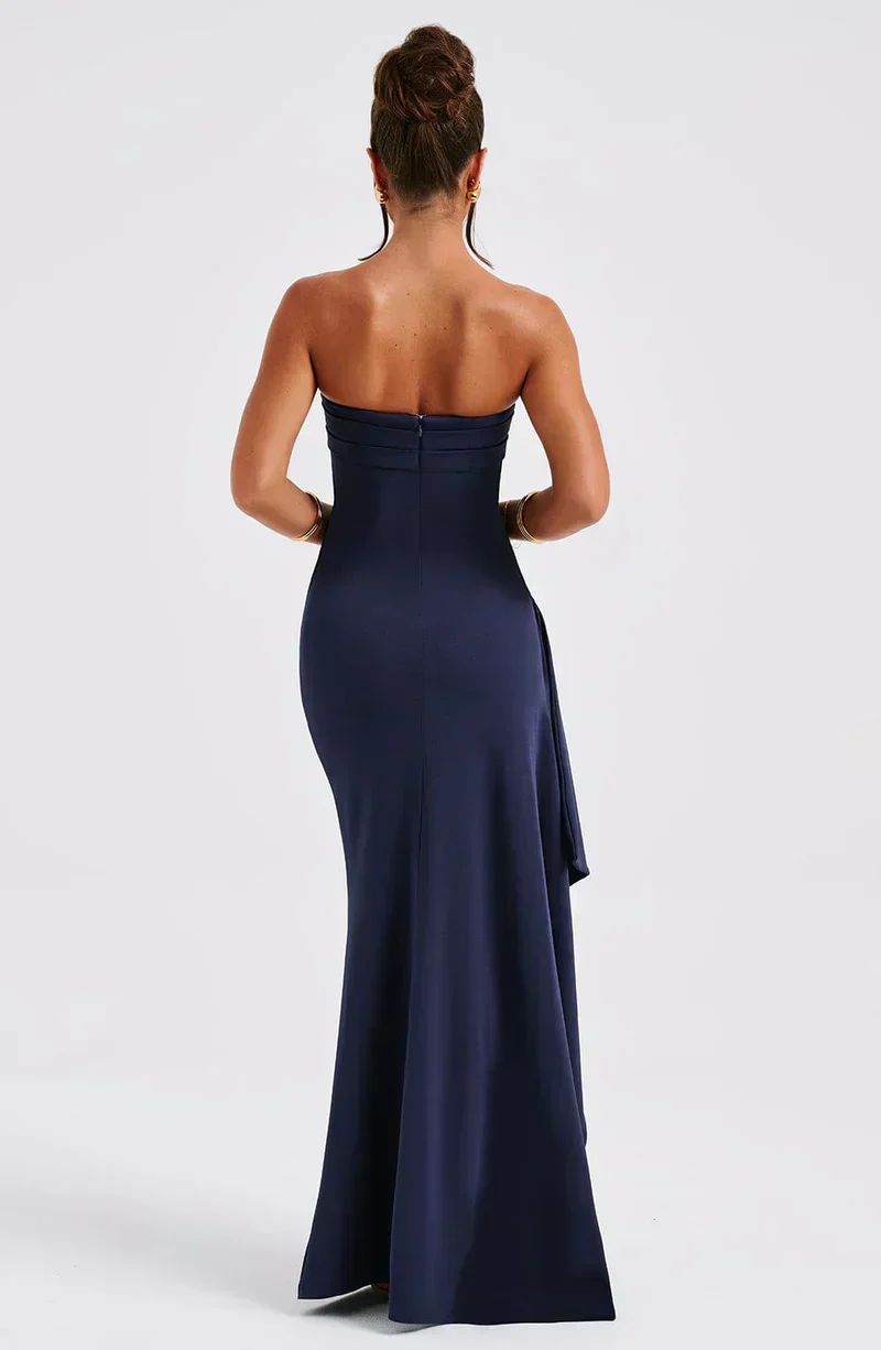 Jackie Maxi - robe de soirée sans bretelles - longue élégante - Image 2