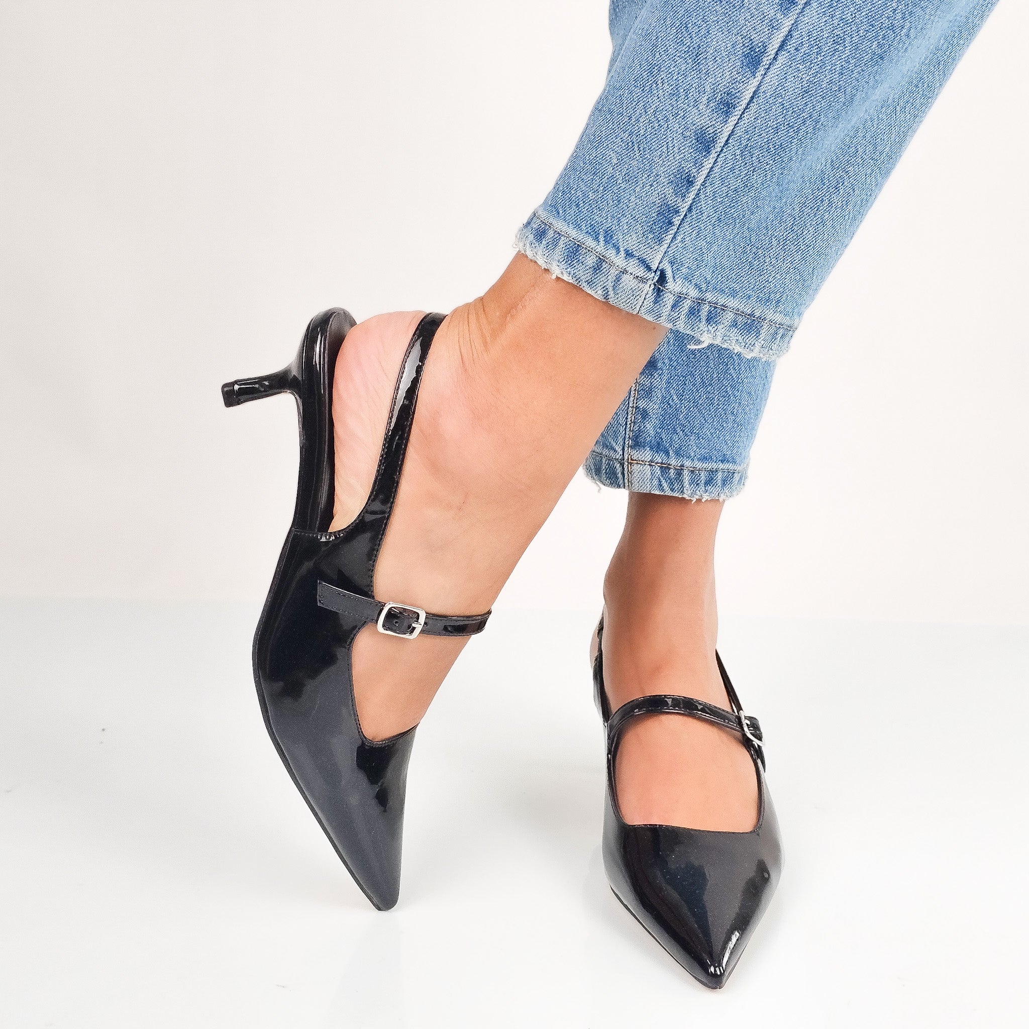Jinnah Décolleté Slingback - Élégance Chic - Confort Optimal - Image 4