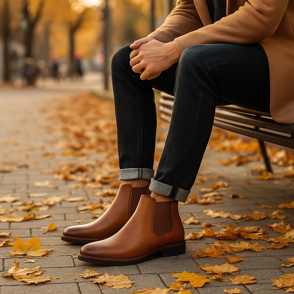 Joey – Bottines Chelsea pour Homme avec Fermeture Éclair
