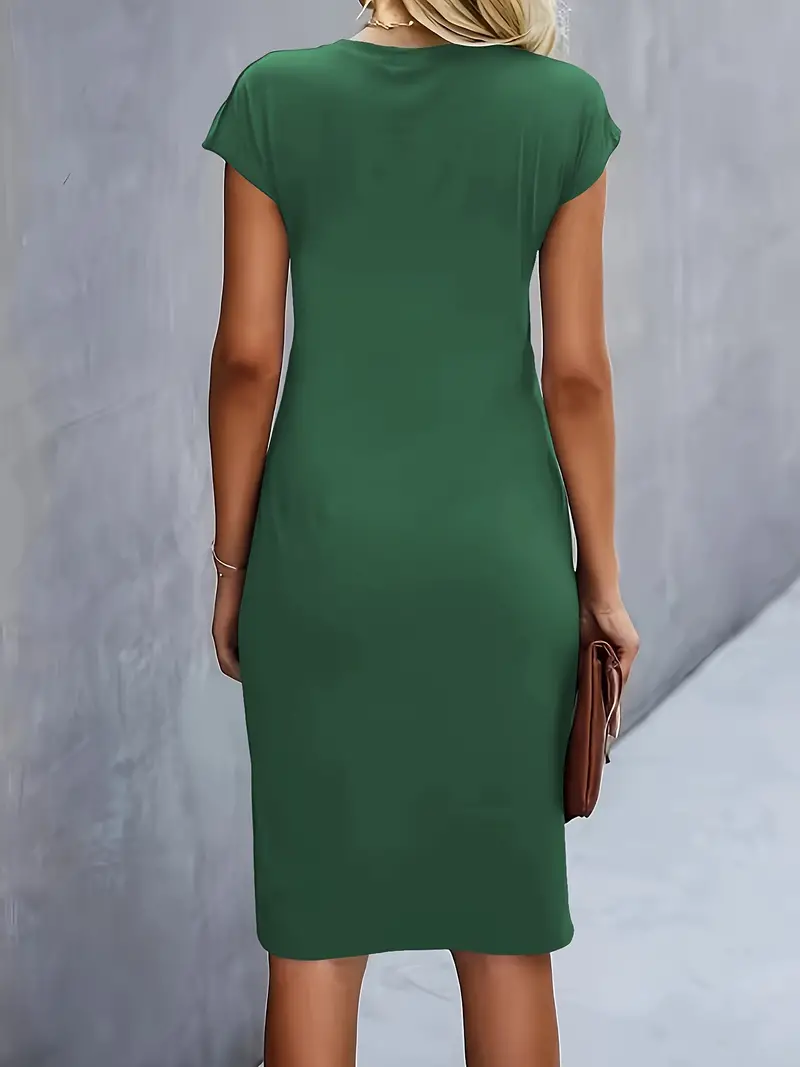 Katrien - Robe de soirée élégante - Midi - Décolleté rond - Image 12