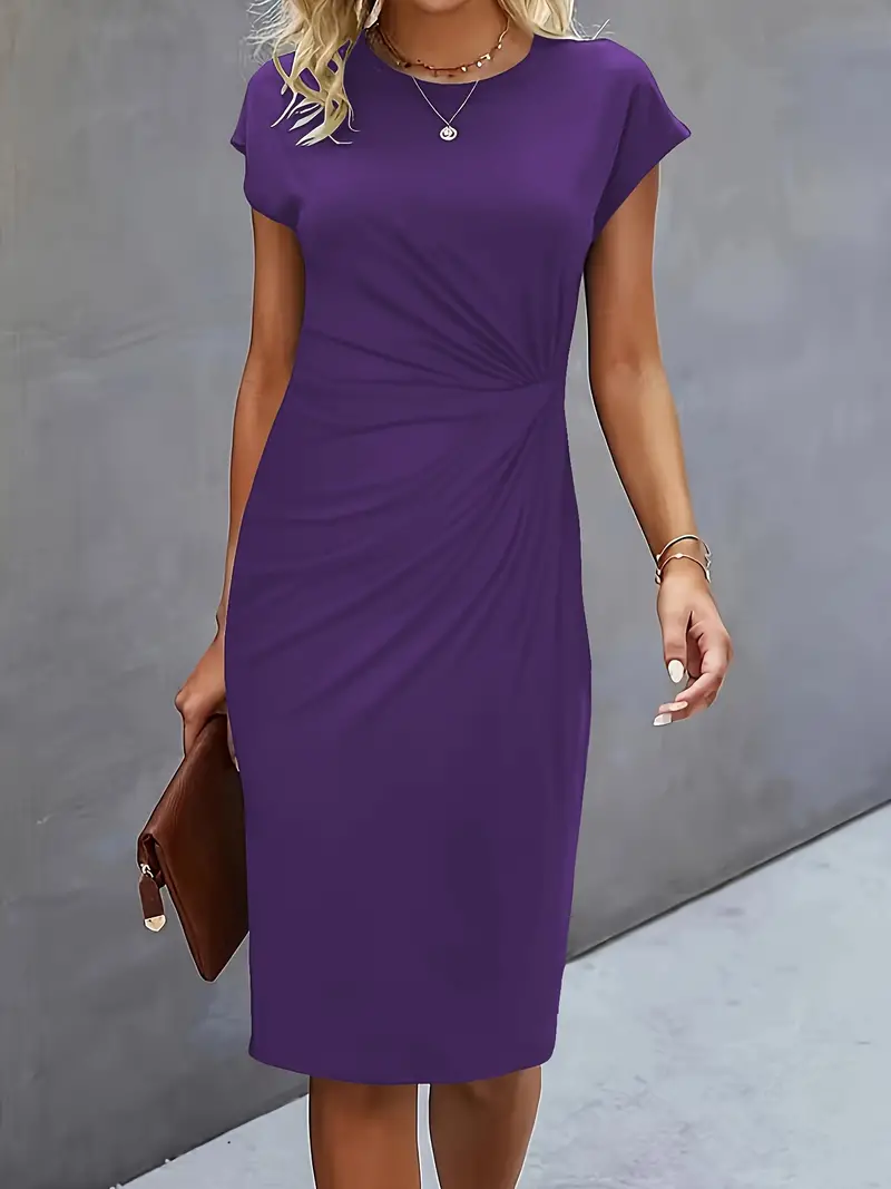 Katrien - Robe de soirée élégante - Midi - Décolleté rond - Image 15