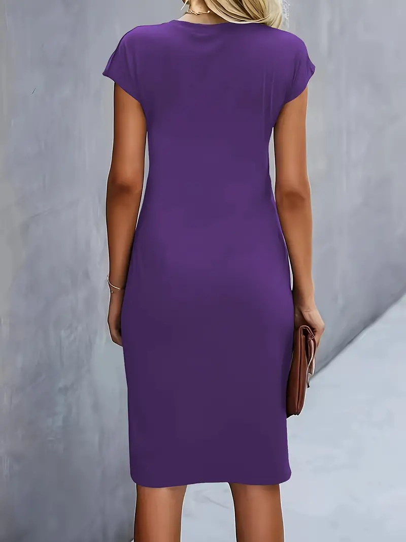 Katrien - Robe de soirée élégante - Midi - Décolleté rond - Image 16