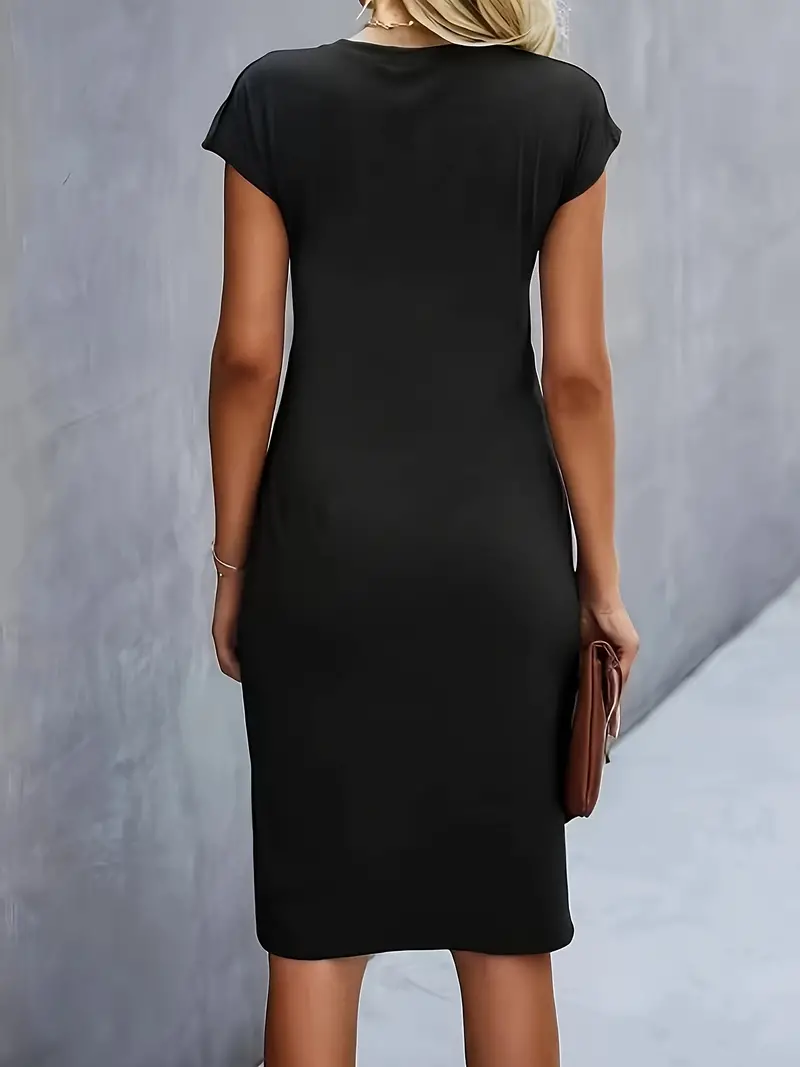 Katrien - Robe de soirée élégante - Midi - Décolleté rond - Image 2
