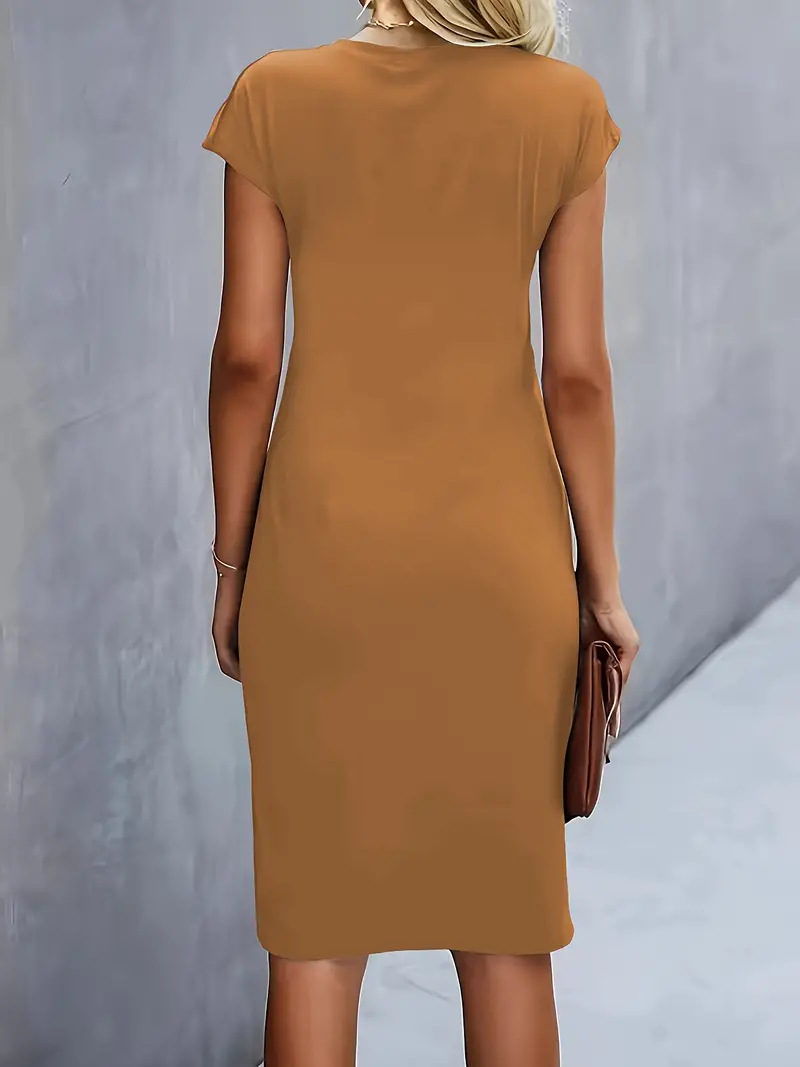 Katrien - Robe de soirée élégante - Midi - Décolleté rond - Image 8