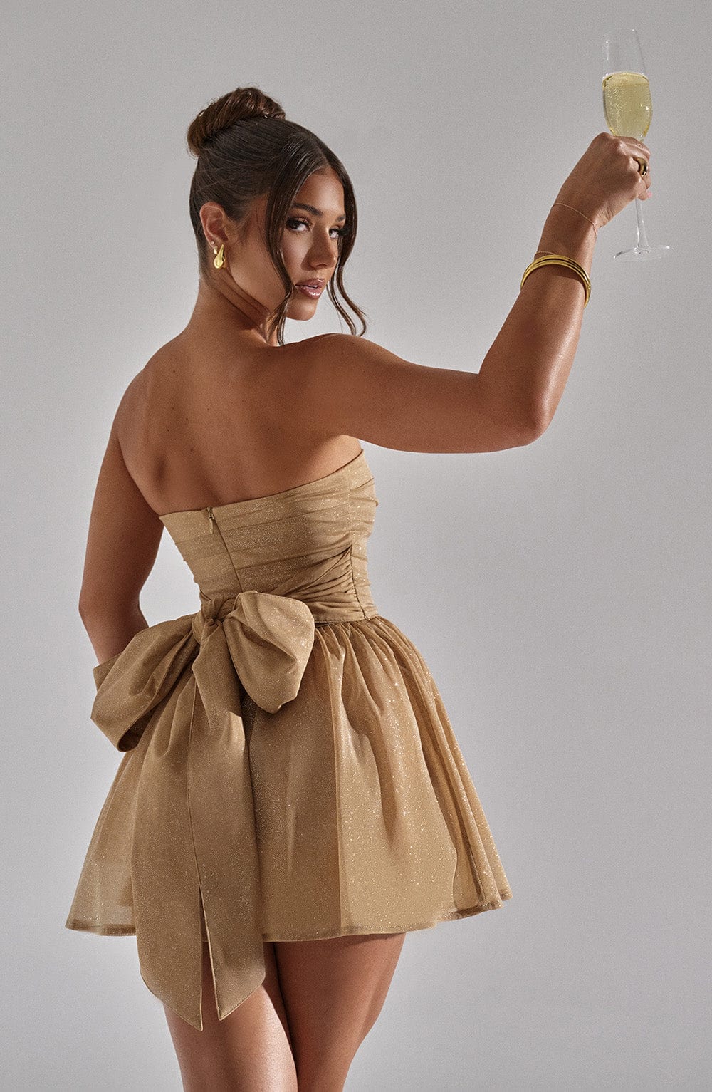 Katrina - Robe de bal Cekino - Éclatante - Grand nœud - Image 5