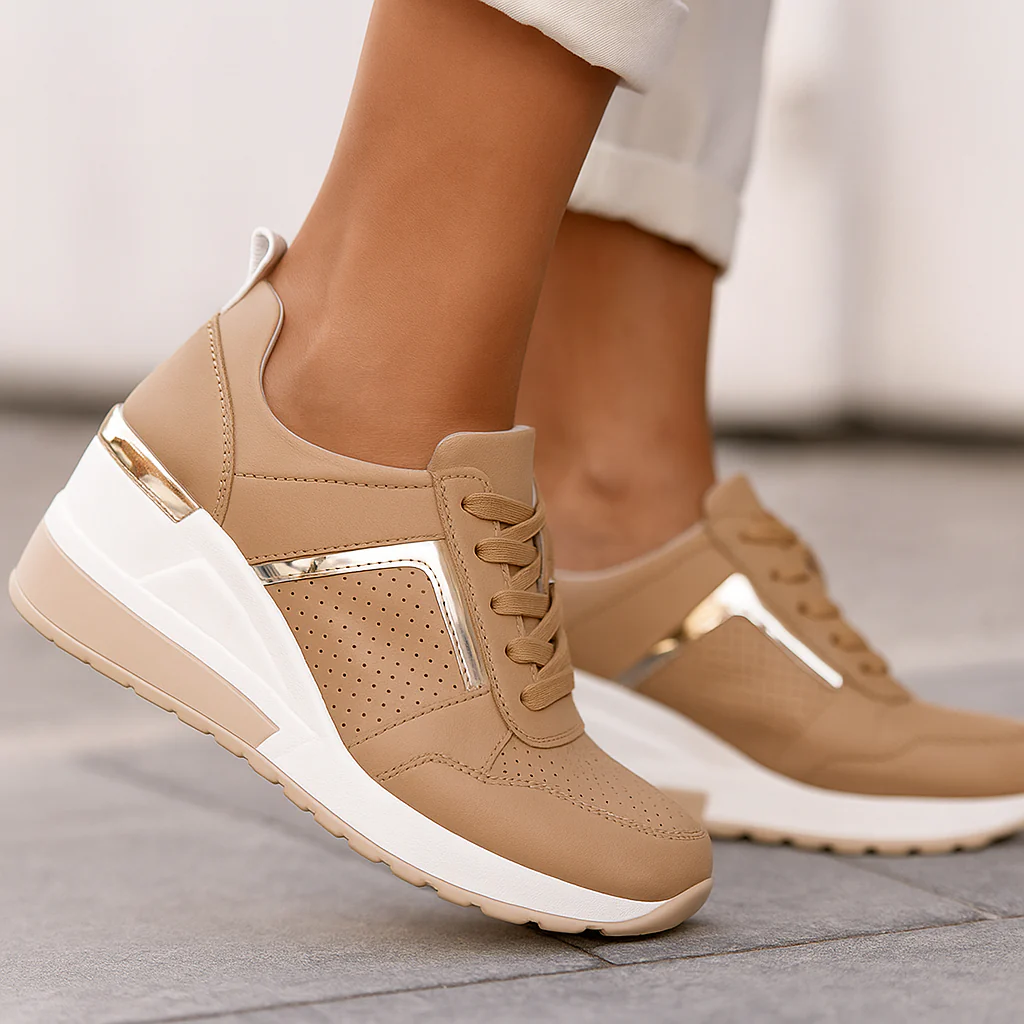 Lina – Chaussures Orthopédiques Femme à Semelle Compensée - Image 3