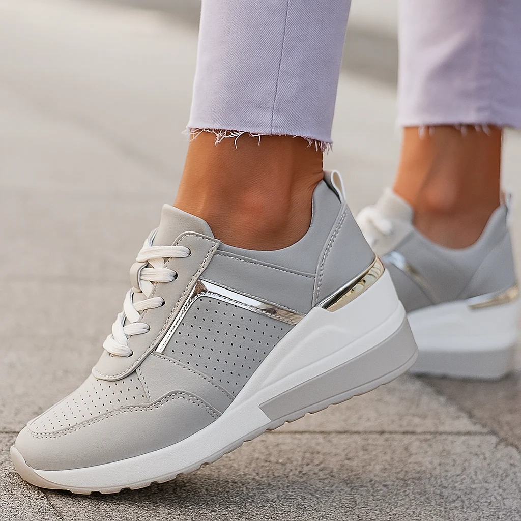 Lina – Chaussures Orthopédiques Femme à Semelle Compensée - Image 4
