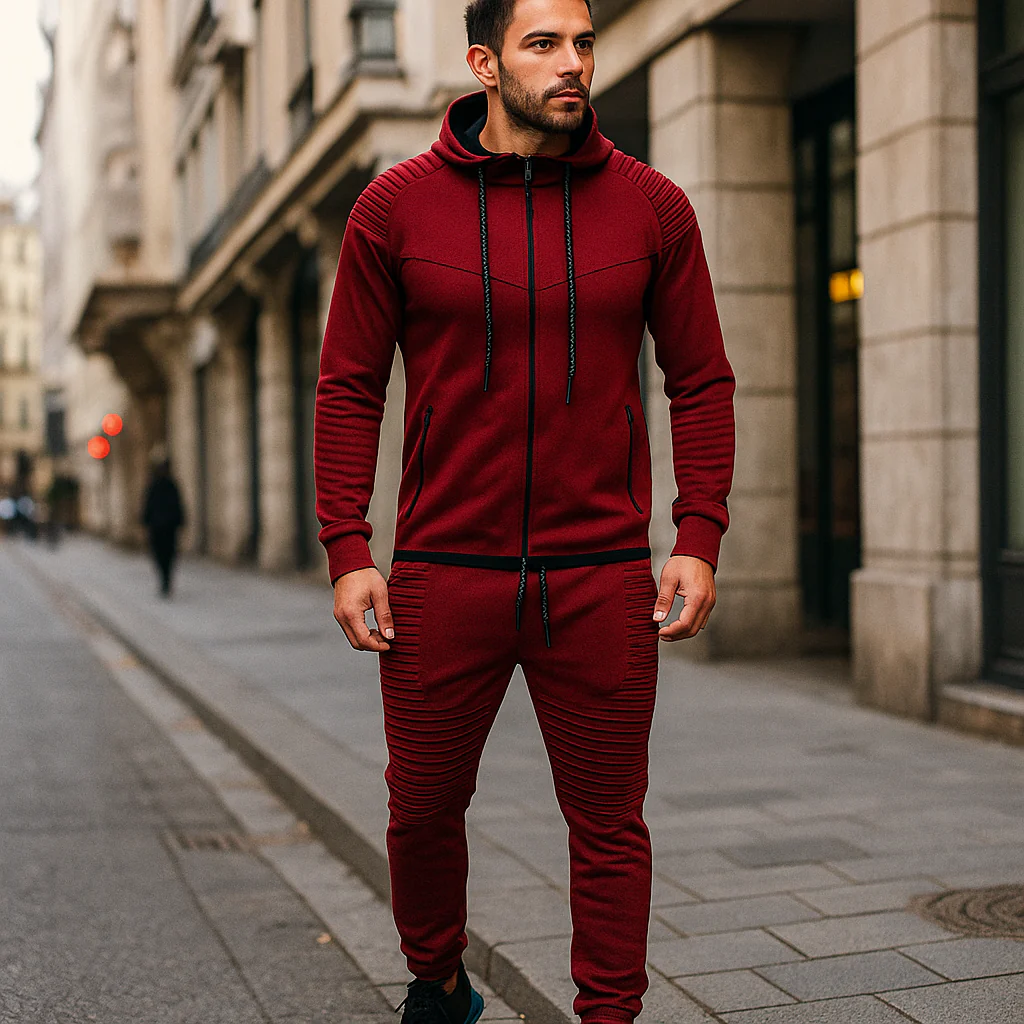 Lino - Sweat à capuche de style décontracté - pour hommes - sportif - Image 4