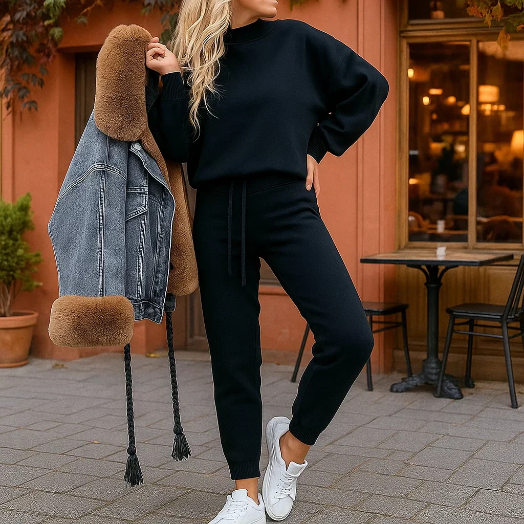 Luna – Ensemble de survêtement pour femmes en 2 pièces élégant - Image 8