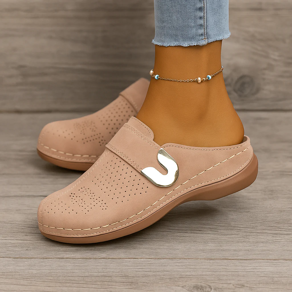 Marieta – Mules de Confort à Semelle Orthopédique