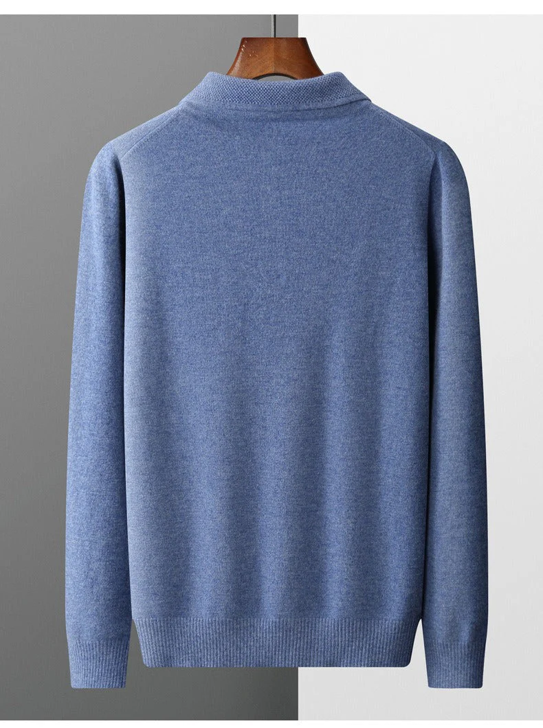 Pull Cachemire Homme | Polo, Manches Longues | Confort Raffiné - Image 10