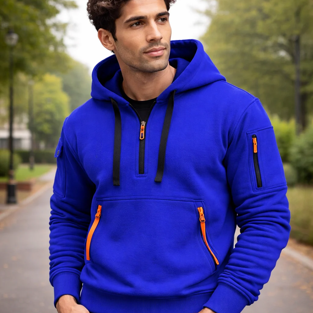 Sweat-shirt à Capuche pour Homme | Fermeture Zippée | Confort Quotidien - Image 8