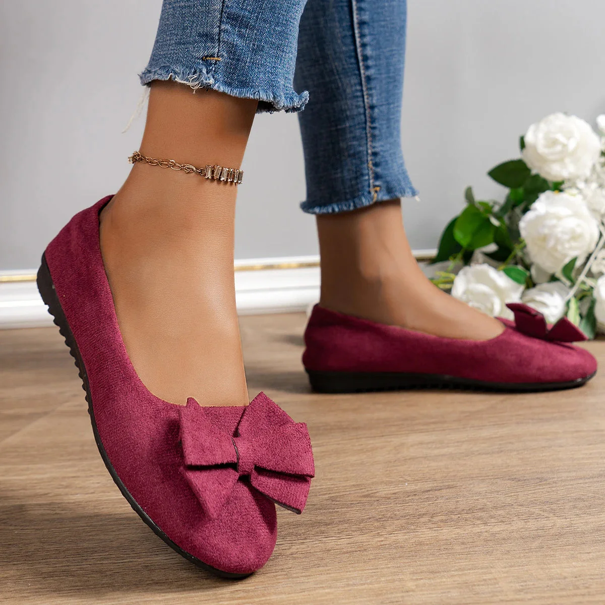 Mocassins confort femme Klyber avec nœud - Chic - Élégants - Image 4