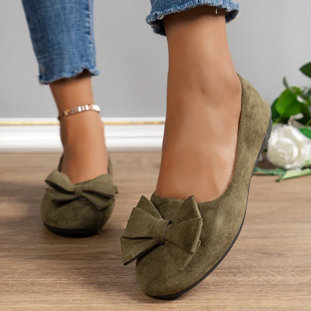 Mocassins confort femme Klyber avec nœud - Chic - Élégants - Image 6