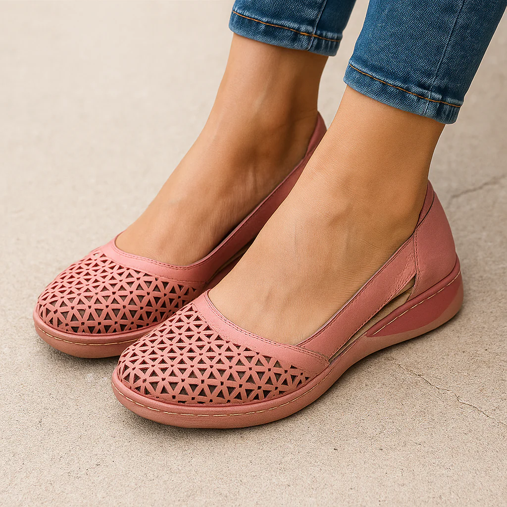 Mocassins femme perforés confortables - Image 5