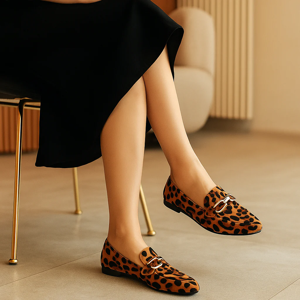 Mocassins Léopard Élégants Femme – Style Moderne et Chic - Image 3