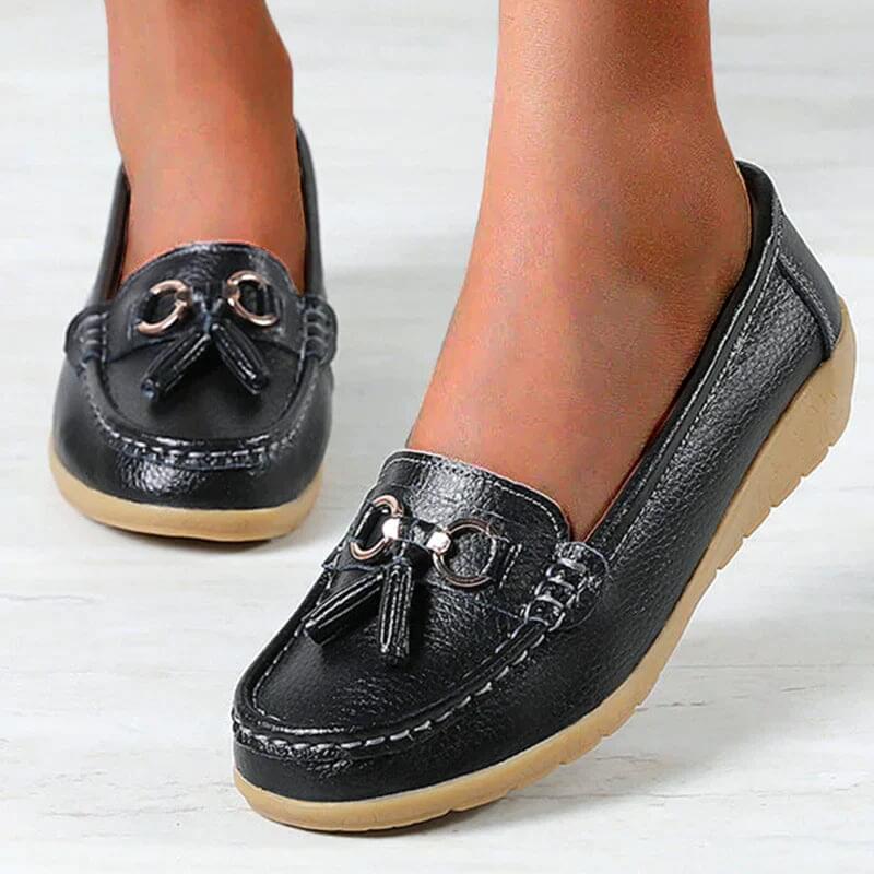 Mocassins Orthopédiques Cuir - Confort - Élégance