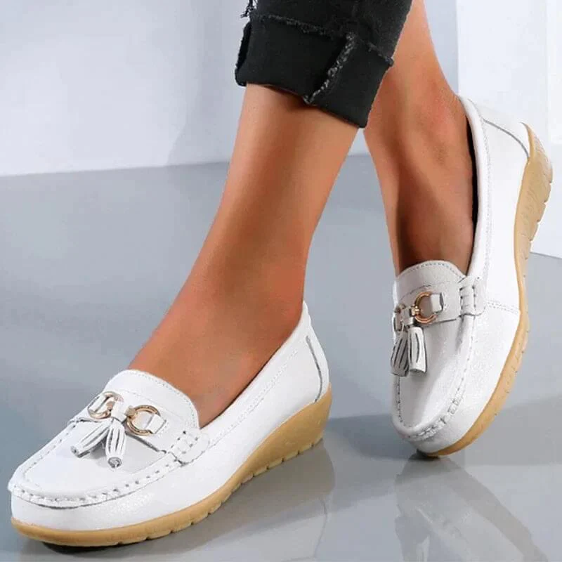 Mocassins Orthopédiques Cuir - Confort - Élégance - Image 2